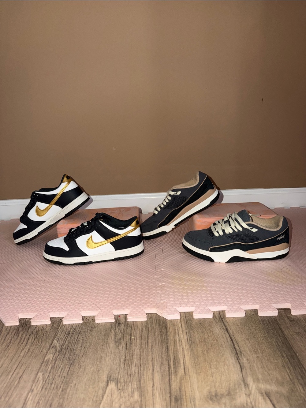 2 for 1 Deal - Nike Low Dunks + Jordan Flight Court (Size: 5.5 Youth/Women's 7)